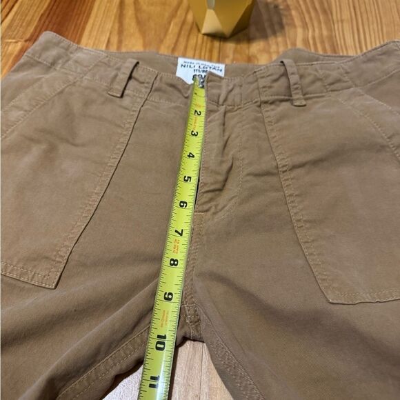 Nili Lotan Jenna Pants Khaki Tan Cropped Slim Tapered Trouser Women’s Size 6 - Picture 9 of 11